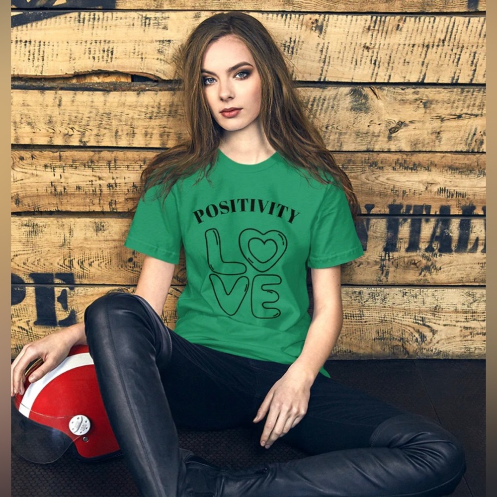 Graphic T-Shirt "Pos-iti-vity" Unisex (Custom For Posh)